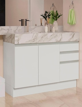 Mueble para baño Madesa de melamina armable