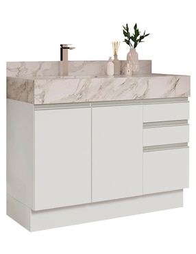 Mueble para baño Madesa de melamina armable