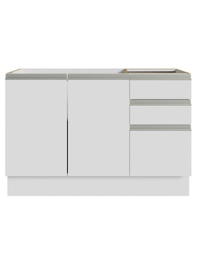 Mueble para baño Madesa de melamina armable