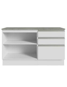 Mueble para baño Madesa de melamina armable