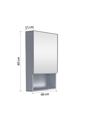 Mueble para baño Bossa Atlantic de plástico armable