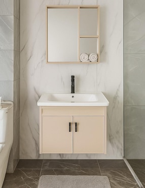 Mueble para baño Bossa Nevada de plástico armable