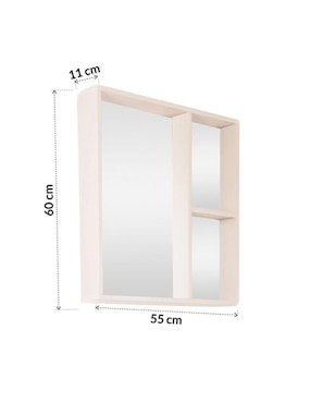 Mueble para baño Bossa Nevada de plástico armable