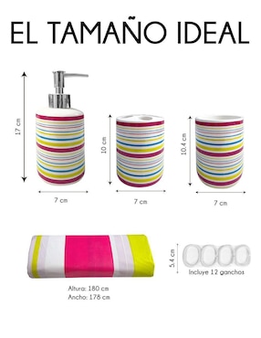 Juego de baño Red Velvet