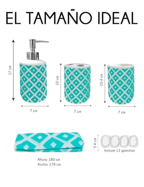 Juego de baño Red Velvet