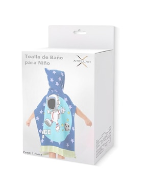 Toalla con gorro Xtellar infantil