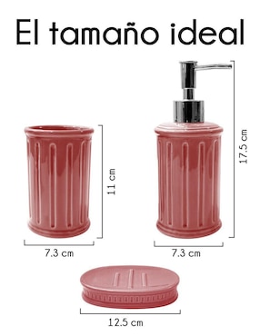 Juego de baño Red Velvet