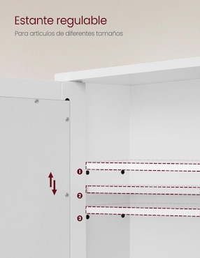 Set organizador de baño armable Songmics Home Siren