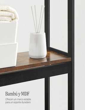 Repisa armable Songmics Home Bambou de bambú