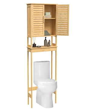 Repisa armable Songmics Home Bambou de bambú