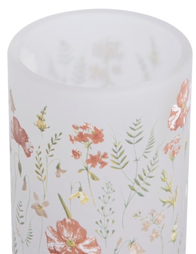 Vaso de baño Haus Flower Glass de vidrio