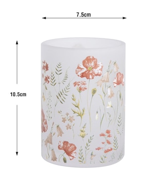 Vaso de baño Haus Flower Glass de vidrio