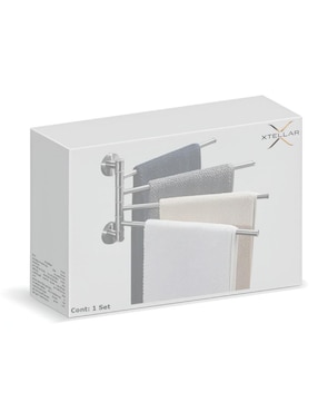 Toallero de baño Xtellar xtllar3693 de acero inoxidable