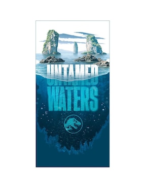 Toalla para baño Providencia Jurassic World Rebirth de poliéster infantil