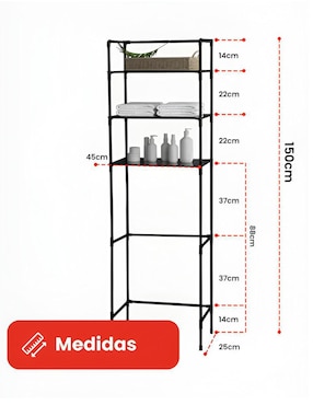 Organizador de baño armable Xtellar Xtllar