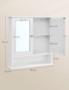 Organizador de baño armable Songmics Home Siren