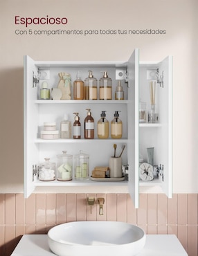 Organizador de baño armable Songmics Home Kailyn