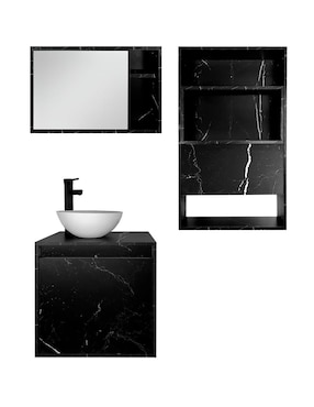 Mueble para baño Decomobil Marruecos de melamina armable