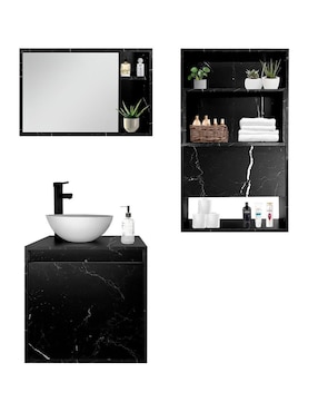 Mueble para baño Decomobil Marruecos de melamina armable