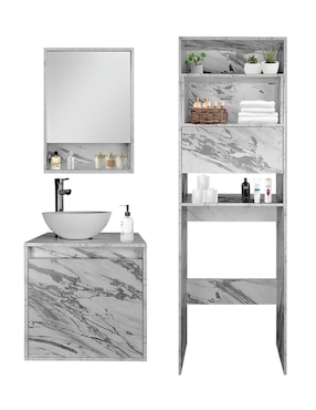 Mueble para baño Decomobil Casablanca armable