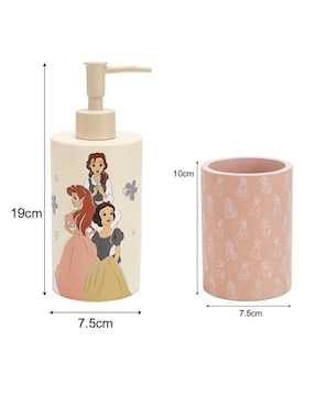 Juego de accesorios para baño Haus Kids princesas Disney 2 piezas