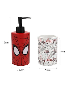 Juego de accesorios para baño Haus Kids Spiderman 2 piezas