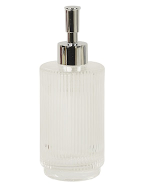 Dosificador jabon Haus Ribbed de vidrio