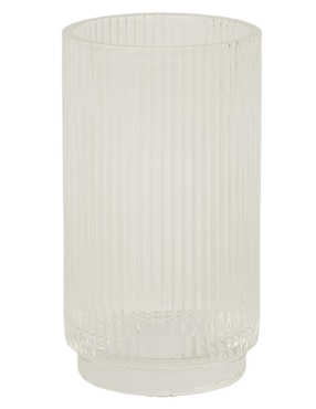 Vaso de baño Haus Ribbed de vidrio