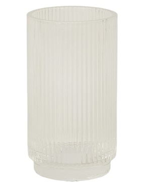 Vaso de baño Haus Ribbed de vidrio