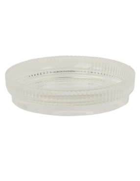 Jabonera Haus Ribbed de vidrio