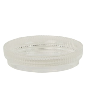Jabonera Haus Ribbed de vidrio