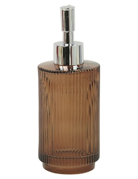 Dosificador jabón Haus Ribbed de vidrio