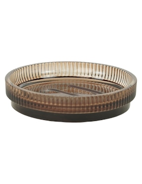 Jabonera Haus Ribbed de vidrio