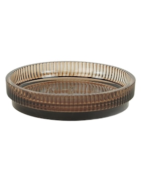 Jabonera Haus Ribbed de vidrio