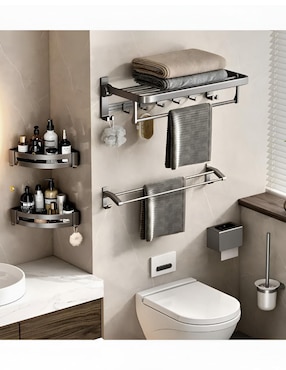 Toallero de pared Xtellar de acero inoxidable