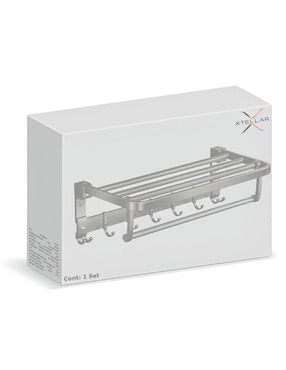 Toallero de pared Xtellar de acero inoxidable
