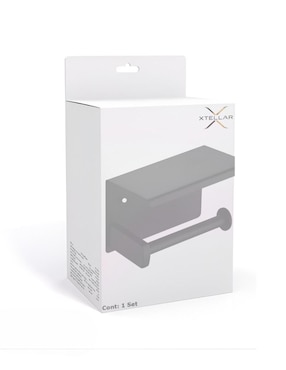 Portarrollos de acero inoxidable Xtellar 1 rollo