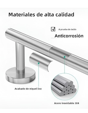 Toallero de pared Xtellar de acero inoxidable