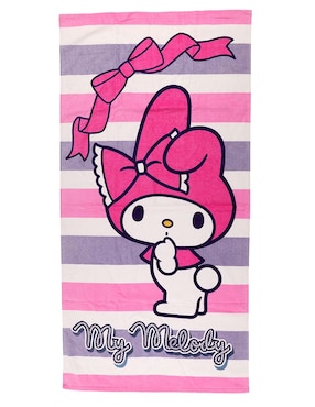 Toalla de playa My Melody Hello Kitty de algodón
