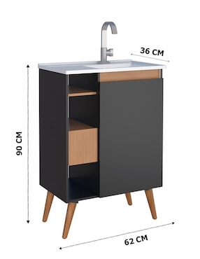 Mueble para baño armable Madik MDF