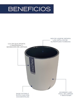 Vaso de baño Nautica Nautica Home de cerámica