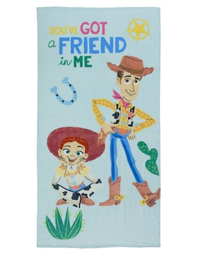 Toalla para baño Toy Story Woody y Jessie de algodón
