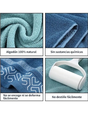 Set de toallas Belug de algodón adulto
