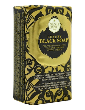 Jabón en barra Black Soap Luxury Nesti Dante