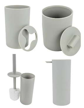 Juego de baño Ideen Natura Gris