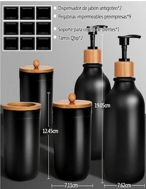 Set de dosificador Belug 5 piezas