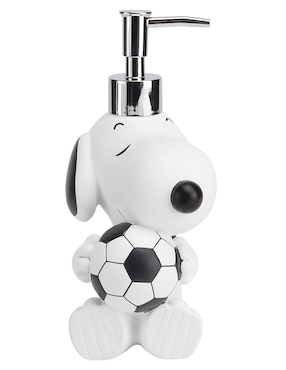 Set de dosificador Peanuts Snoopy Soccer Champion de resina 2 piezas