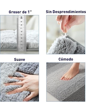 Tapete para baño Bluelander