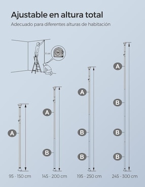 Juego de accesorios para baño Songmics Home de acero inoxidable