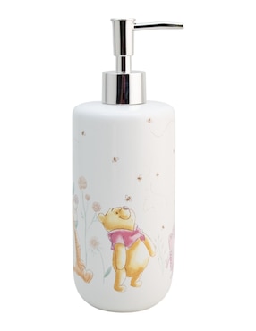 Dosificador jabón convencional + vaso Pooh de Winnie Pooh de cerámica